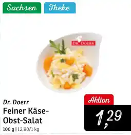 KONSUM Dr. Doerr Feiner Käse Obst-Salat Angebot