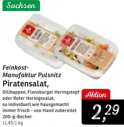KONSUM Feinkost Manufaktur Pulsnitz Piratensalat Angebot