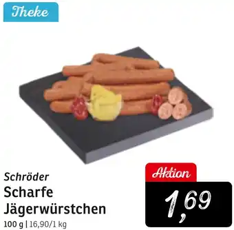 KONSUM Schröder Scharfe Jägerwürstchen Angebot