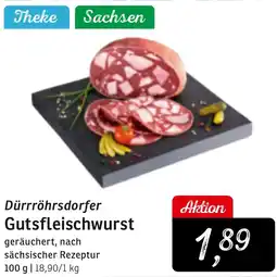 KONSUM Dürrröhrsdorfer Gutsfleischwurst Angebot
