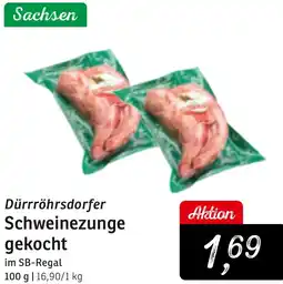 KONSUM Dürrröhrsdorfer Schweinezunge gekocht Angebot