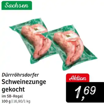 KONSUM Dürrröhrsdorfer Schweinezunge gekocht Angebot