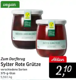 KONSUM Zum Dorfkrug Sylter Rote Grütze Angebot