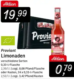 KONSUM Proviant Limonaden Angebot