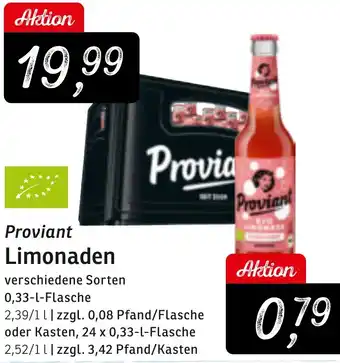 KONSUM Proviant Limonaden Angebot