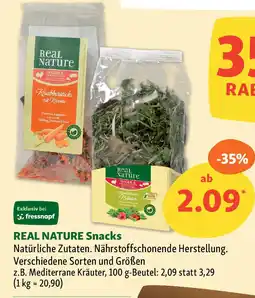 Fressnapf REAL NATURE Snacks Angebot