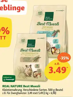 Fressnapf REAL NATURE Best Muesli Angebot