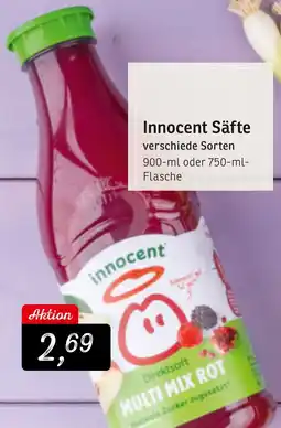 KONSUM Innocent Säfte Angebot