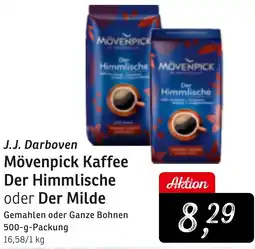 KONSUM J.J. Darboven Mövenpick Kaffee Der Himmlische oder Der Milde Angebot