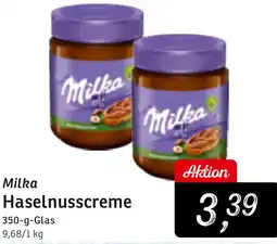 KONSUM Milka Haselnusscreme Angebot