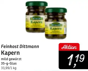 KONSUM Feinkost Dittmann Kapern Angebot