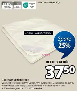 Jysk Liaberget leinendecke Angebot