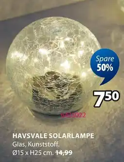 Jysk Havsvale solarlampe Angebot