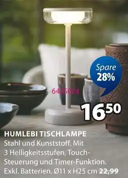Jysk Humlebi tischlampe Angebot