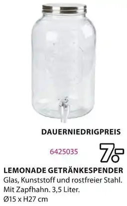 Jysk Lemonade getränkespender Angebot
