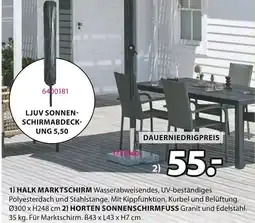 Jysk Horten sonnenschirmfuss Angebot