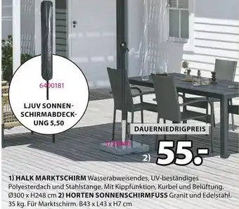 Jysk Horten sonnenschirmfuss Angebot