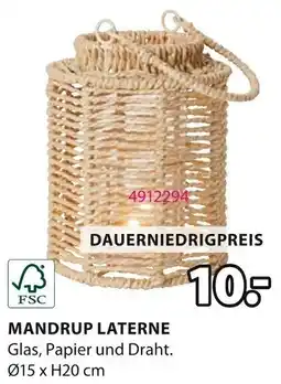 Jysk Mandrup laterne Angebot