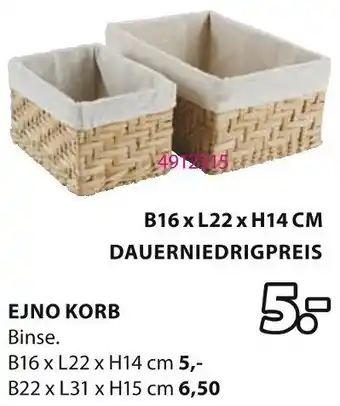 Jysk Ejno korb Angebot