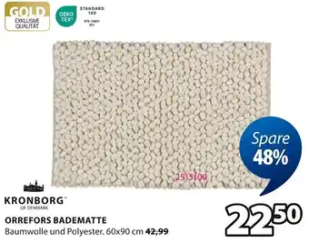 Jysk Kronborg orrefors badematte Angebot