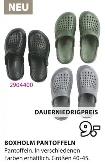 Jysk Boxholm pantoffeln Angebot