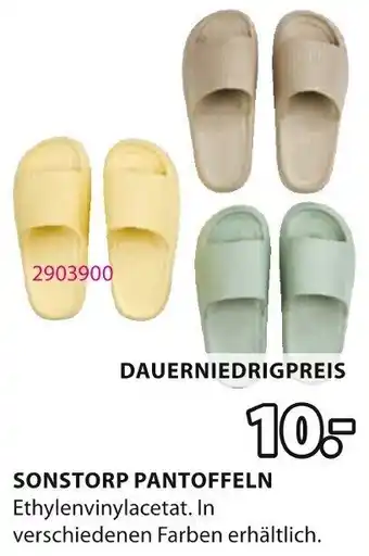 Jysk Sonstorp pantoffeln Angebot