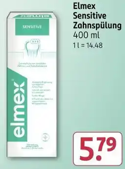 Rossmann Elmex Sensitive Zahnspülung Angebot