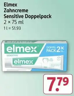 Rossmann Elmex Zahncreme Sensitive Doppelpack Angebot