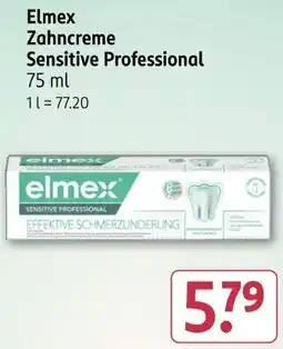 Rossmann Elmex Zahncreme Sensitive Professional Angebot