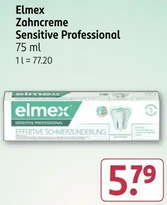Rossmann Elmex Zahncreme Sensitive Professional Angebot