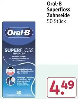 Rossmann Oral-B Superfloss Zahnseide Angebot