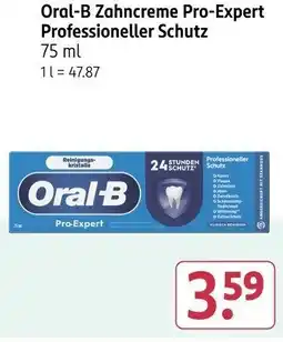 Rossmann Oral-B Zahncreme Pro-Expert Professioneller Schutz Angebot