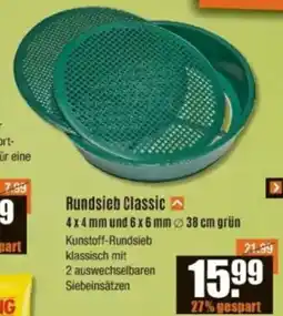 V Baumarkt Rundsieb Classic Angebot