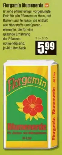 V Baumarkt Florgamin Blumenerde Angebot