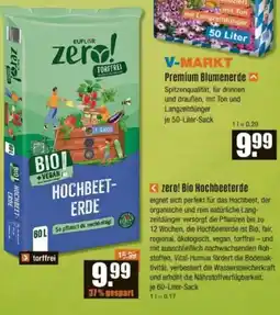 V Baumarkt Euflor zero! Bio Hochbeeterde Angebot