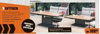V Baumarkt LIFTTISCH Angebot
