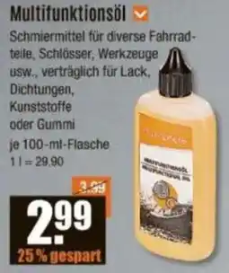 V Baumarkt prophete Multifunktionsöl Angebot