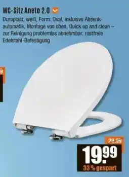 V Baumarkt WC-Sitz Aneto 2.0 Angebot