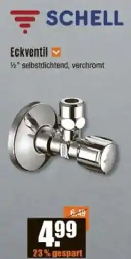 V Baumarkt SCHELL Eckventil Angebot