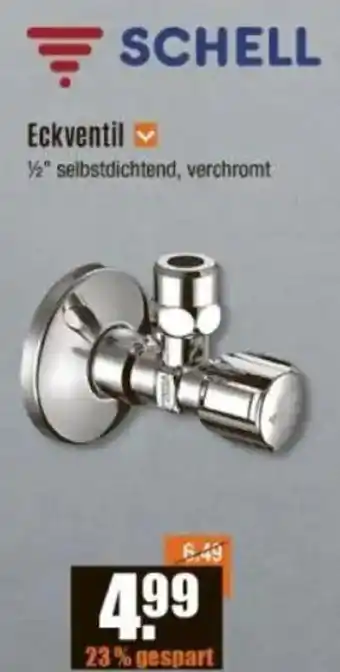V Baumarkt SCHELL Eckventil Angebot