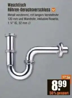 V Baumarkt Waschtisch Röhren-Geruchsverschluss Angebot