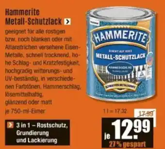 V Baumarkt Hammerite Metall-Schutzlack Angebot