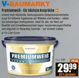 V Baumarkt V-BAUMARKT Premiumweiß-für höchste Ansprüche Angebot