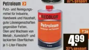 V Baumarkt REcolor Petroleum Angebot