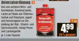 V Baumarkt REcolor Universalverdünnung Angebot