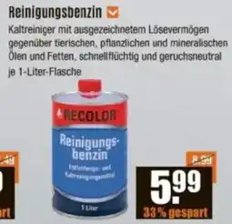 V Baumarkt REcolor Reinigungsbenzin Angebot