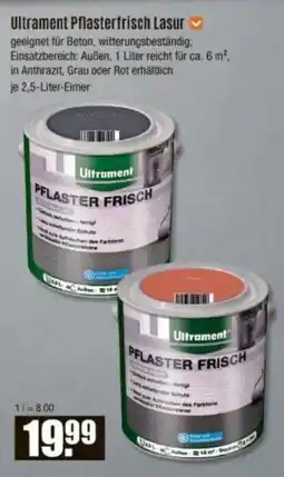 V Baumarkt Ultrament Pflasterfrisch Lasur Angebot