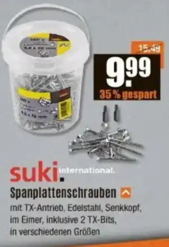 V Baumarkt suki. international. Spanplattenschrauben Angebot