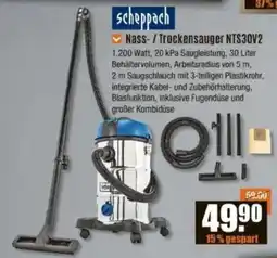 V Baumarkt Scheppach Nass-/Trockensauger NTS30V2 Angebot