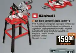 V Baumarkt Einhell Zug-Kapp-Gehrungssäge TC-SM 2531/2 U Angebot
